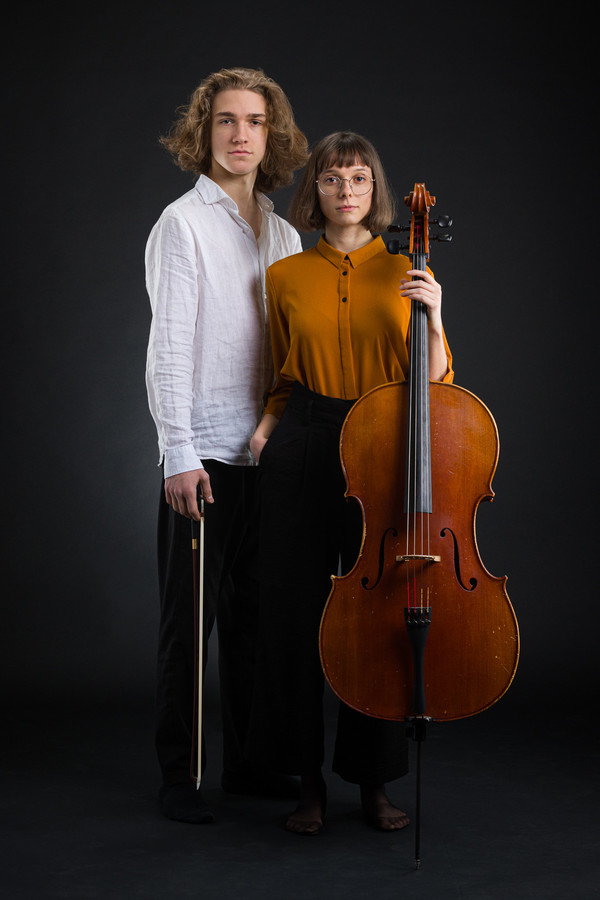 Promotional photography for classical musicians: Ariel Vei Atanasovski & Klara Lužnik / © Saša Huzjak / SHtudio.eu